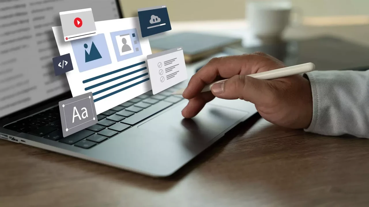 desain landing page digital kekinian