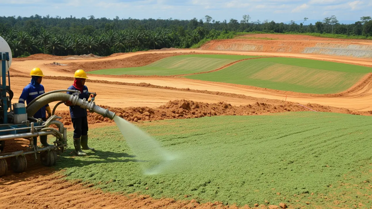 Jaring Sabut Proyek Infrastruktur Hija