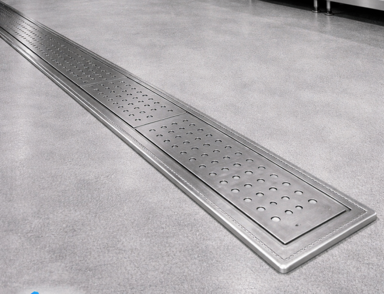 gutter perforated lengkap dengan frame