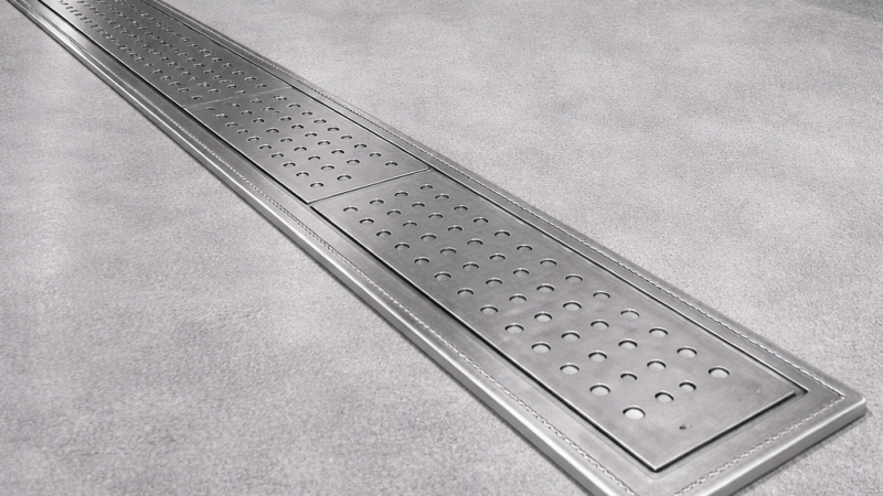 Gutter Perforated Lengkap dengan Frame untuk Sistem Drainase