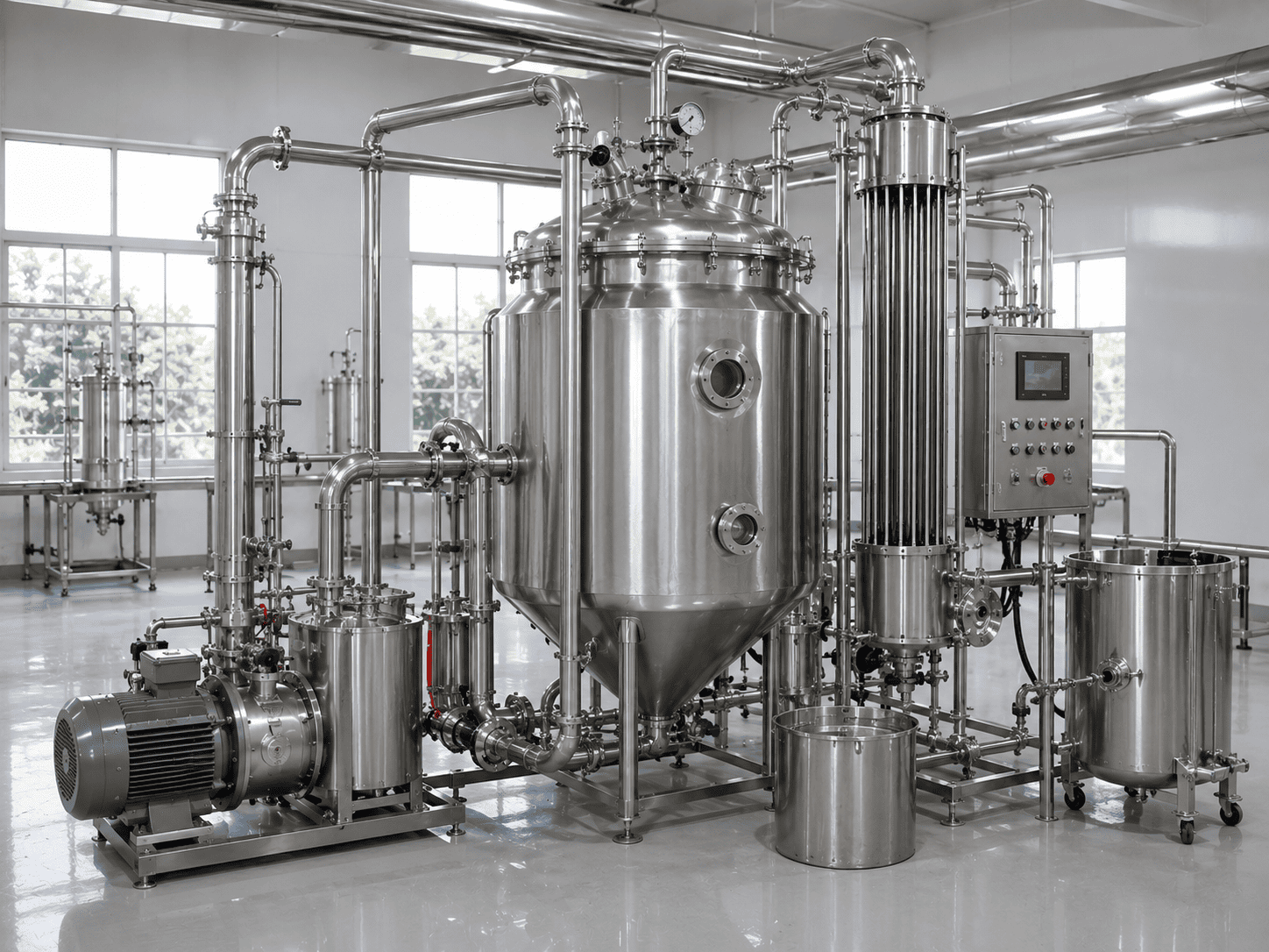 evaporator vakum untuk produk pangan