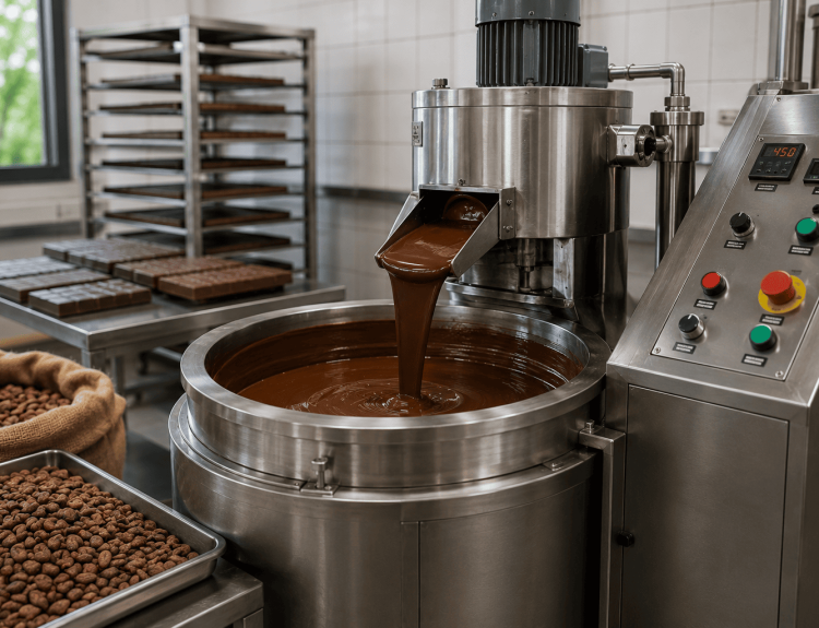 mesin untuk produksi cokelat