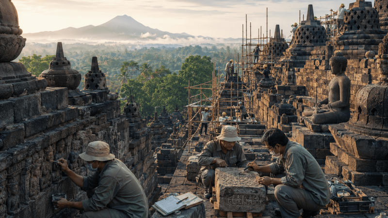 Borobudur Temple Restoration: How the Monument Was Saved