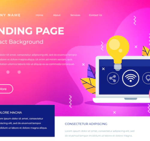 Peran Visual dalam Landing Page