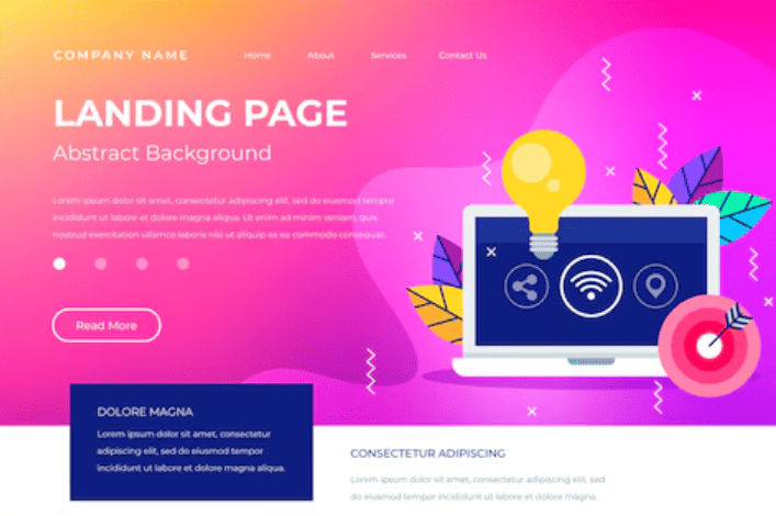 Peran Visual dalam Landing Page